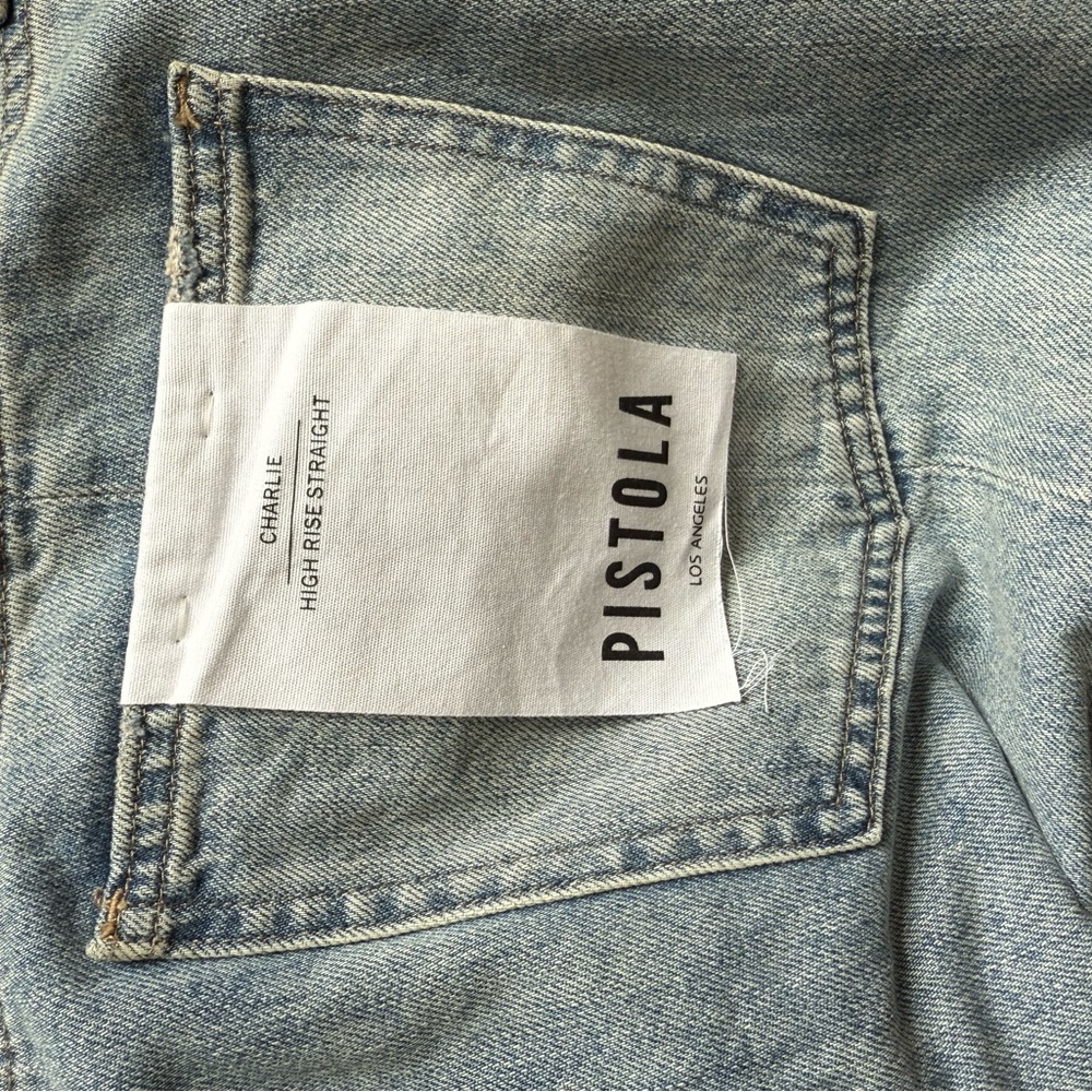 NWT Pistola Charlie High Rise Straight Leg Jeans - Picture 3 of 6